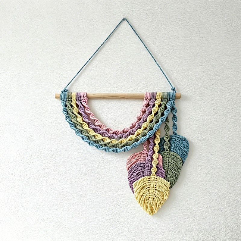 CouldNook Rainbow Leaf Wall Hanging - Nursery Wall Decor