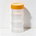 CouldNook Round Transparent Pill Organizer Box - Easy Storage Accent