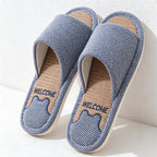 CouldNook Soft Band Open Toe Slippers - Simple Home Accent