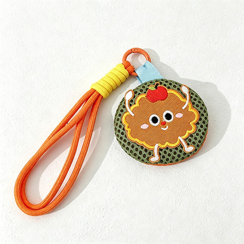 CouldNook Cartoon Face Hanging Mesh Pouch - Small Accessory Case