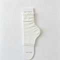 CouldNook Ribbed Neutral Textured Hosiery - Easy Storage Accent