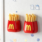CouldNook Fries Cup Magnetic Clip Holder 12PCS Set - Fridge Snack Storage Accent