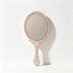 CouldNook Handled Oval Handheld Make Up Mirror - Simple Daily Essential