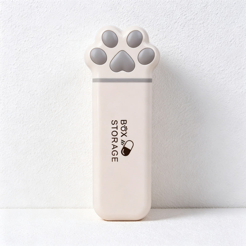 CouldNook Cat Paw Pill Organizer - Soft Home Detail