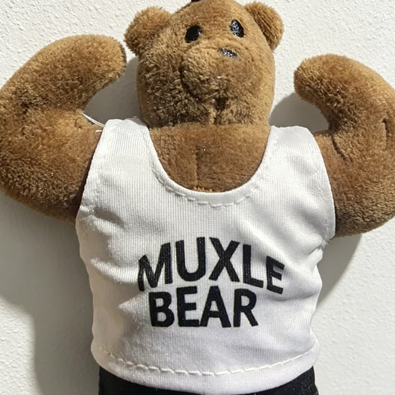CouldNook Strong Bear Plush Bag Charm - Backpack Display Accent