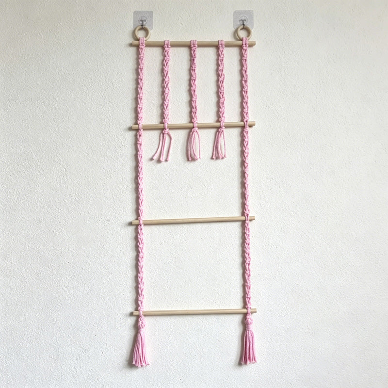 CouldNook Macrame Storage Hammock - Wall Organizer Decor
