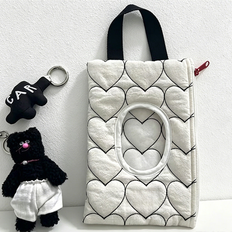 CouldNook Quilted Hanging Tissue Pouch - Stroller and Home Accent