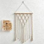 CouldNook Macrame Fringe Wall Hanging - Boho Room Accent