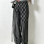 CouldNook Macrame Fringe Skirt Cover - Layered Decor Accent
