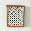 CouldNook Framed Macrame Wall Decor Panel - Textured Home Display