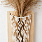 CouldNook Macrame Dried Flower Pocket - Wall Hanging Vase