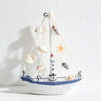 CouldNook Mediterranean Shell Bird Hanging - Coastal Nautical Ornament