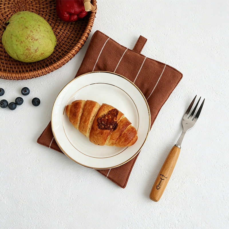 CouldNook Nordic Linen-Cotton Mat - Aesthetic insulated Table Mat