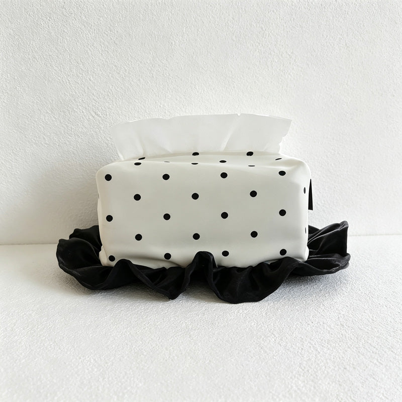 CouldNook Dotted Gathered Tissue Cover - Daily Home Accent