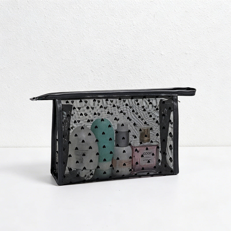 CouldNook Transparent Dot Makeup Pouch - Vanity Storage Accent