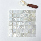 CouldNook Natural Shell Mosaic Coaster - Aesthetic insulated Table Mat