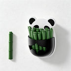 CouldNook Panda Bamboo Magnetic Food Clip Storage Set - Countertop Organizer