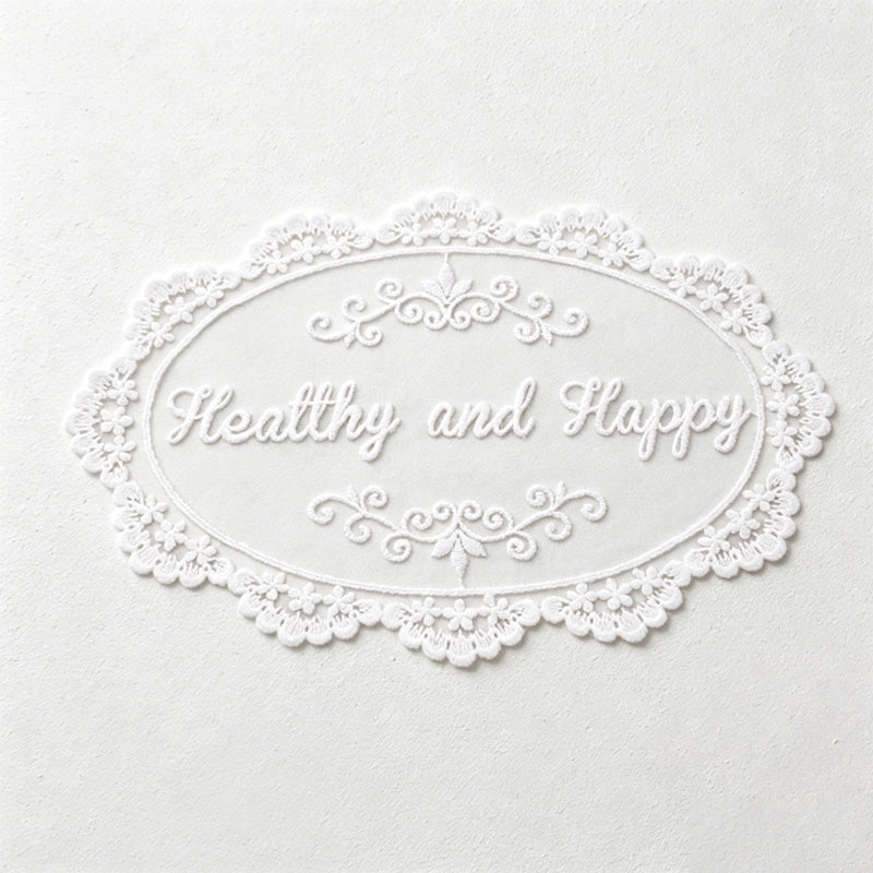 CouldNook Happy Phrase Table Mat - Cozy Table Accent