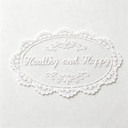 CouldNook Happy Phrase Table Mat - Cozy Table Accent