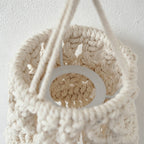 CouldNook Mini Macrame Pendant Lamp - Boho Light Shade(Cord Not Included)