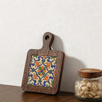 CouldNook Vintage Tile Wooden Trivet - Heat Resistant Kitchen Pot Holder