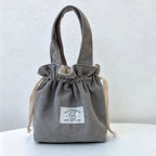 CouldNook Corduroy Mini Tote Cosmetic Bag - Vanity Carry Accent