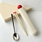 CouldNook Portable Travel Cutlery Set - Compact Chopstick & Spoon Case