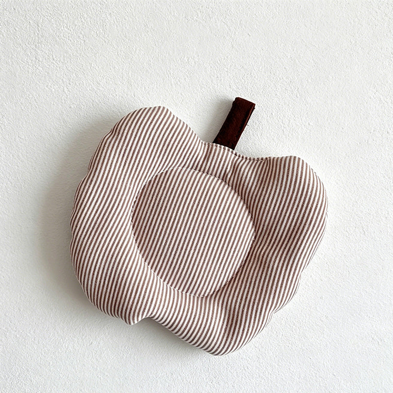 CouldNook Apple Shaped Quilted Coaster - Aesthetic Fabric Drink Mat
