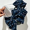 CouldNook Rosette Bow Plush Open Toe Slippers - Warm Home Accent
