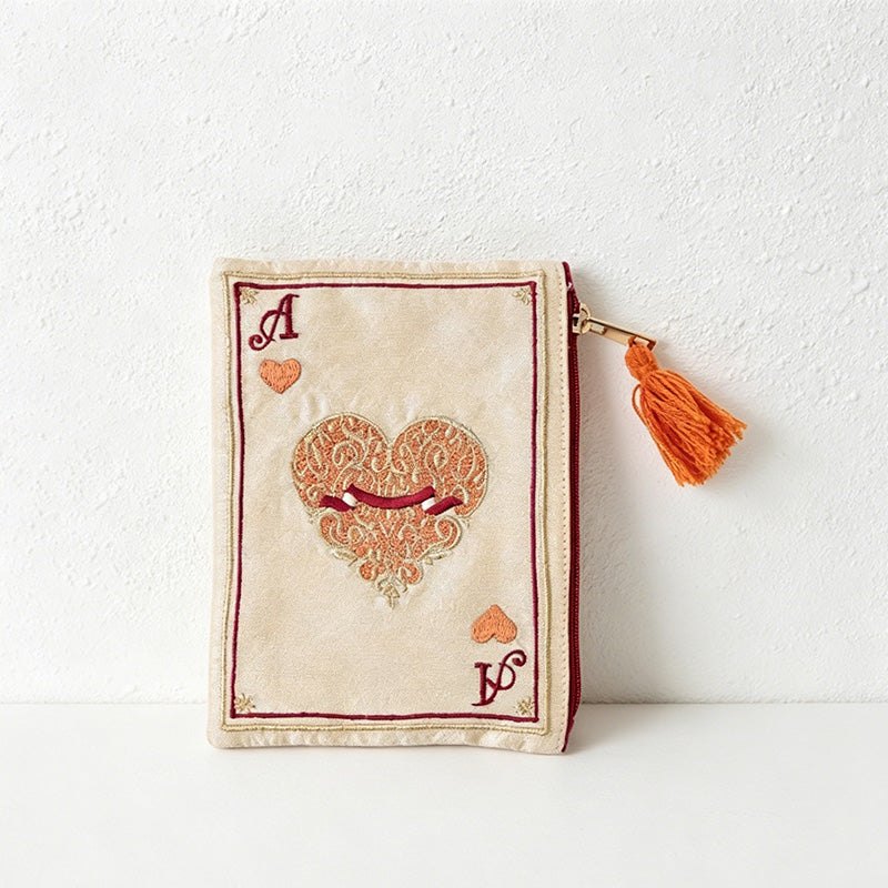 CouldNook Playing Card Cosmetic Pouch - Vanity Display Accent