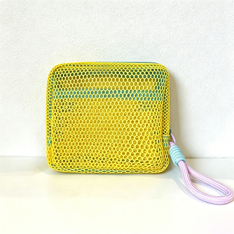 CouldNook Clear Boxy Zip Storage Pouch - Travel Vanity Organizer
