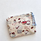 CouldNook Cartoon Animal Print Coin Pouch - Small Storage Accent
