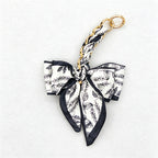CouldNook 6.69’’ Leaf Pattern Bow Bag Extender - Bag Accent