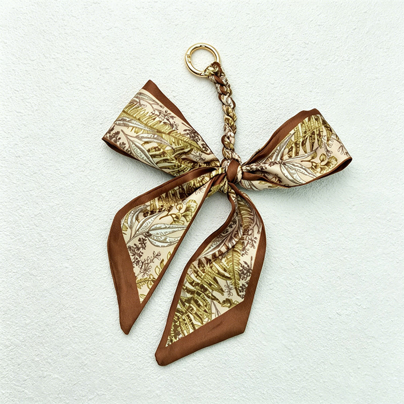 CouldNook Patterned Bow Bag Charm - Giftable Bag Accent