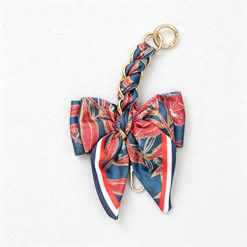 CouldNook 6.69’’ Leaf Pattern Bow Bag Extender - Bag Accent