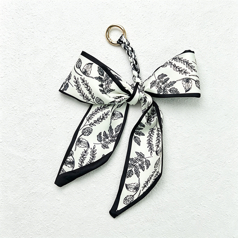 CouldNook Patterned Bow Bag Charm - Giftable Bag Accent