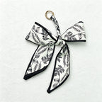 CouldNook Patterned Bow Bag Charm - Giftable Bag Accent