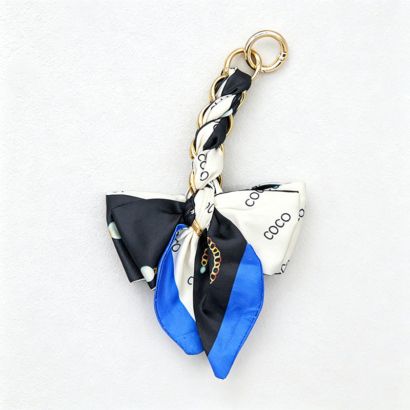 CouldNook 6.69’’ Leaf Pattern Bow Bag Extender - Bag Accent