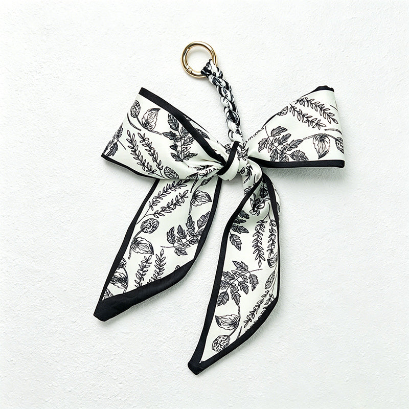 CouldNook Black Series Bow Bag Charm - Soft Bag Accent