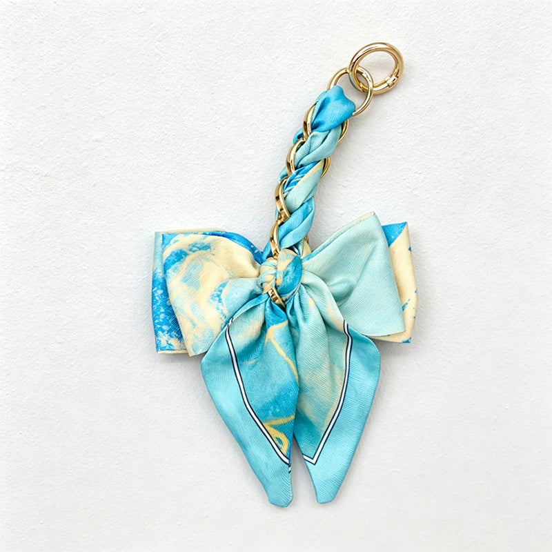 CouldNook 6.69’’ Leaf Pattern Bow Bag Extender - Bag Accent