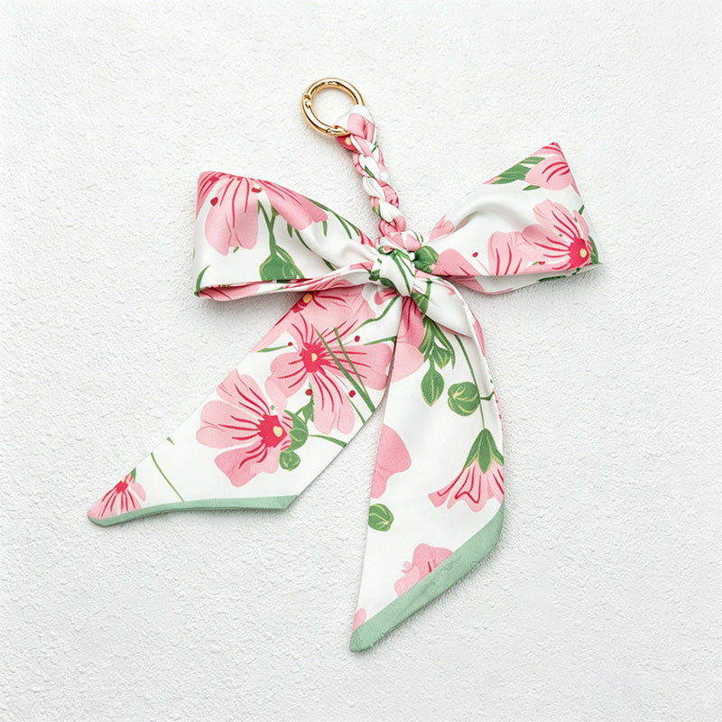 CouldNook Patterned Bow Bag Charm - Giftable Bag Accent