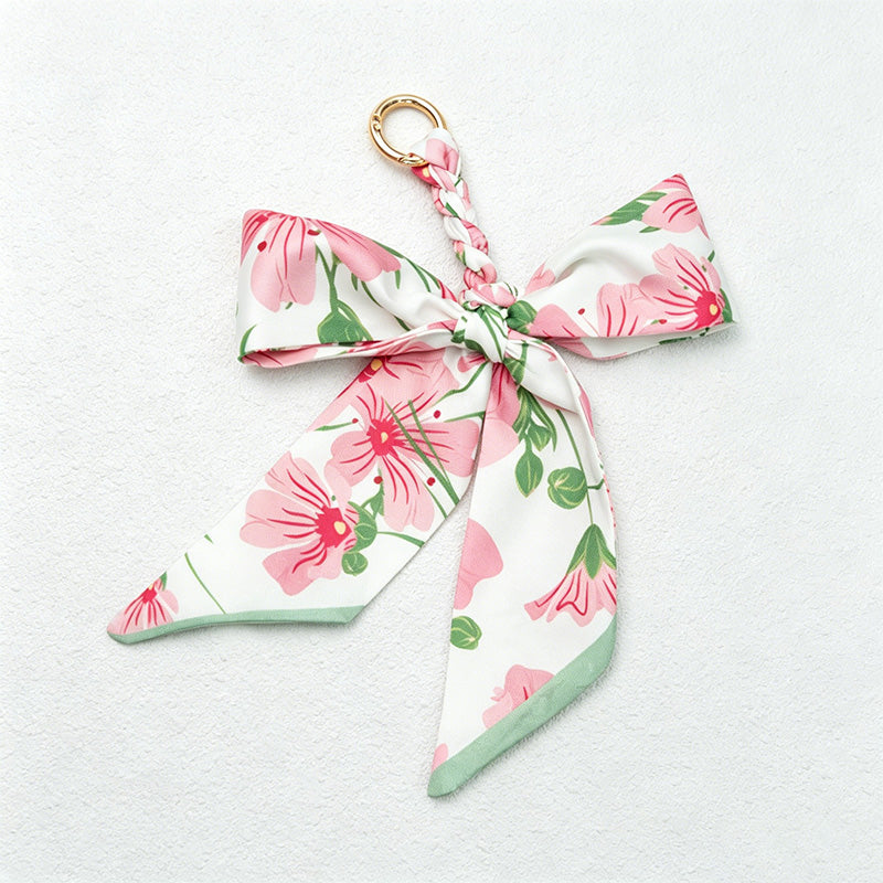 CouldNook Red Series Bow Bag Charm - Soft Bag Accent