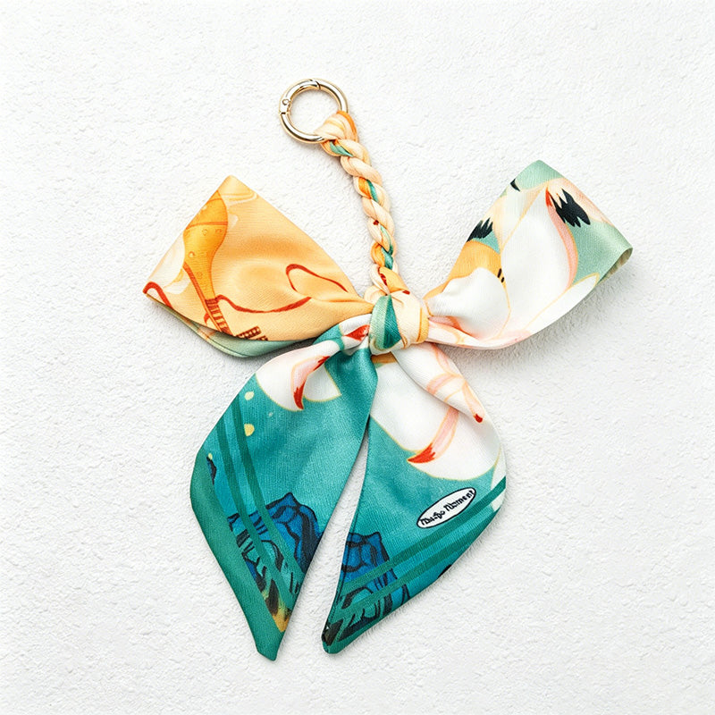 CouldNook Long Tail Bow Bag Charm - Soft Bag Accent