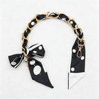CouldNook 16.54'' Pattern Bow Chain Bag Strap - Everyday Accent