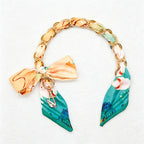 CouldNook 16.54’’ Printed Bow Chain Bag Strap - Soft Accent