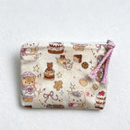 CouldNook Print Canvas Cosmetic Pouch - Small Storage Accent