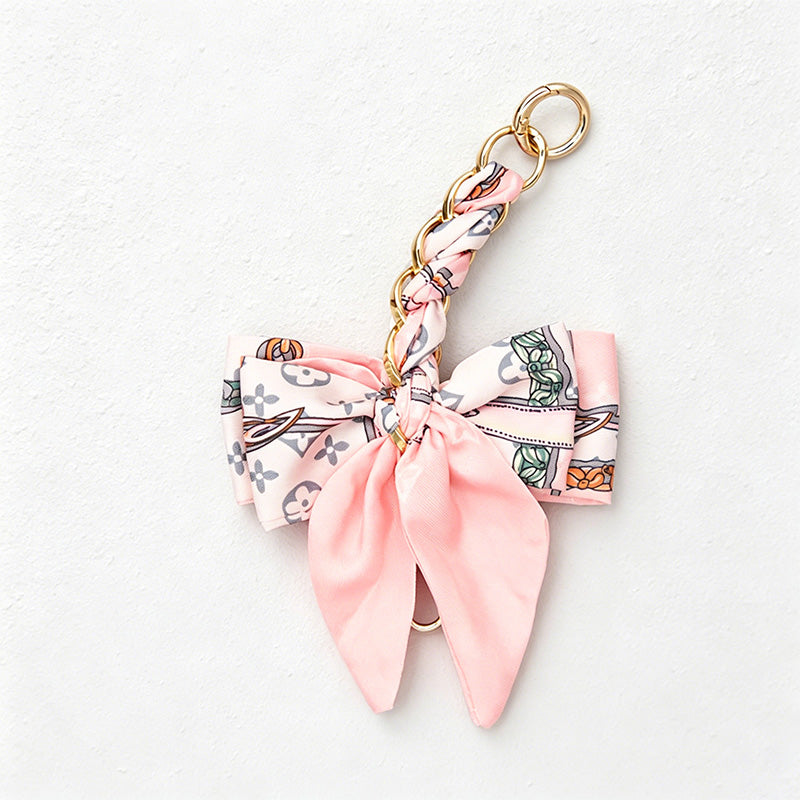 CouldNook 6.69’’ Leaf Pattern Bow Bag Extender - Bag Accent
