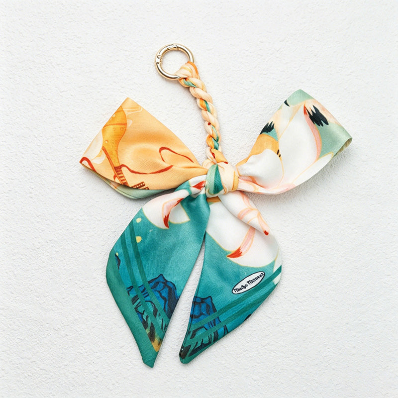 CouldNook Green Series Bow Bag Charm - Soft Bag Accent