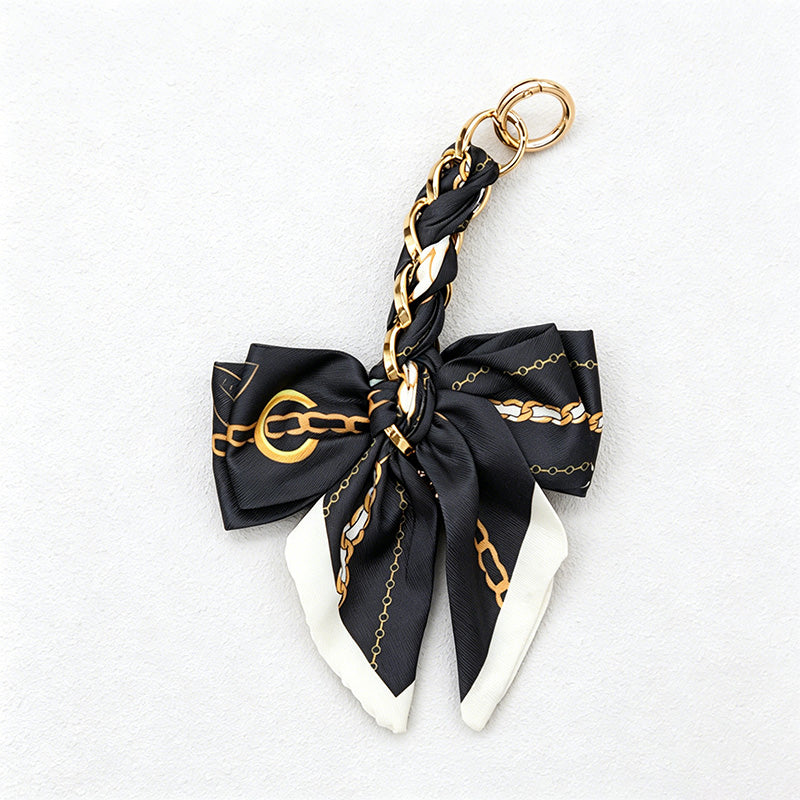 CouldNook 6.69’’ Leaf Pattern Bow Bag Extender - Bag Accent