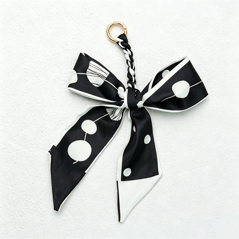 CouldNook Long Tail Bow Bag Charm - Soft Bag Accent